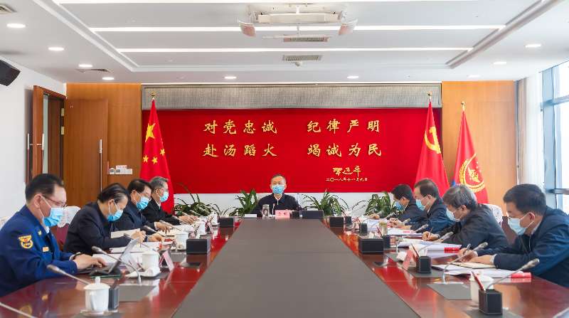 欧美美女屌插入黄明在应急管理部党委会上强调 着力加强党委班子自...
